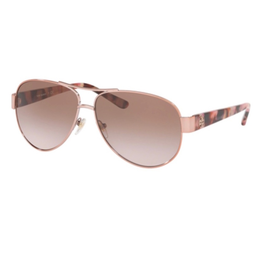 NEW TORY BURCH AVIATORS ROSE GOLD